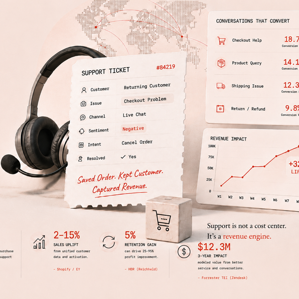 Your Customer Support Team Is Sitting on Revenue You’re Not Measuring