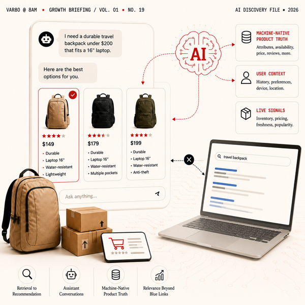 The Blue Link Is Becoming a Footnote: AI Commerce Will Pick Products Before Humans Click