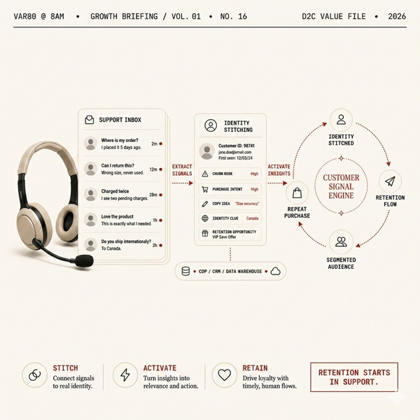 Your Most Valuable Customer Signals Die in Support, and Marketing Keeps Spending as If They Didn't